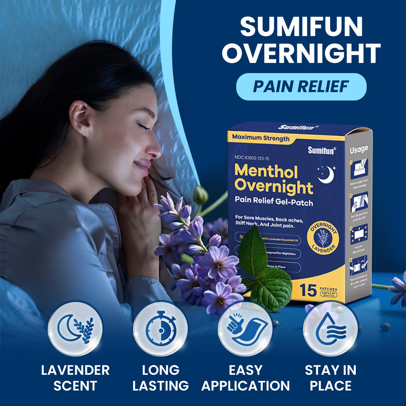 Patch Sumifun pour épaule, détente ciblée après l’effort