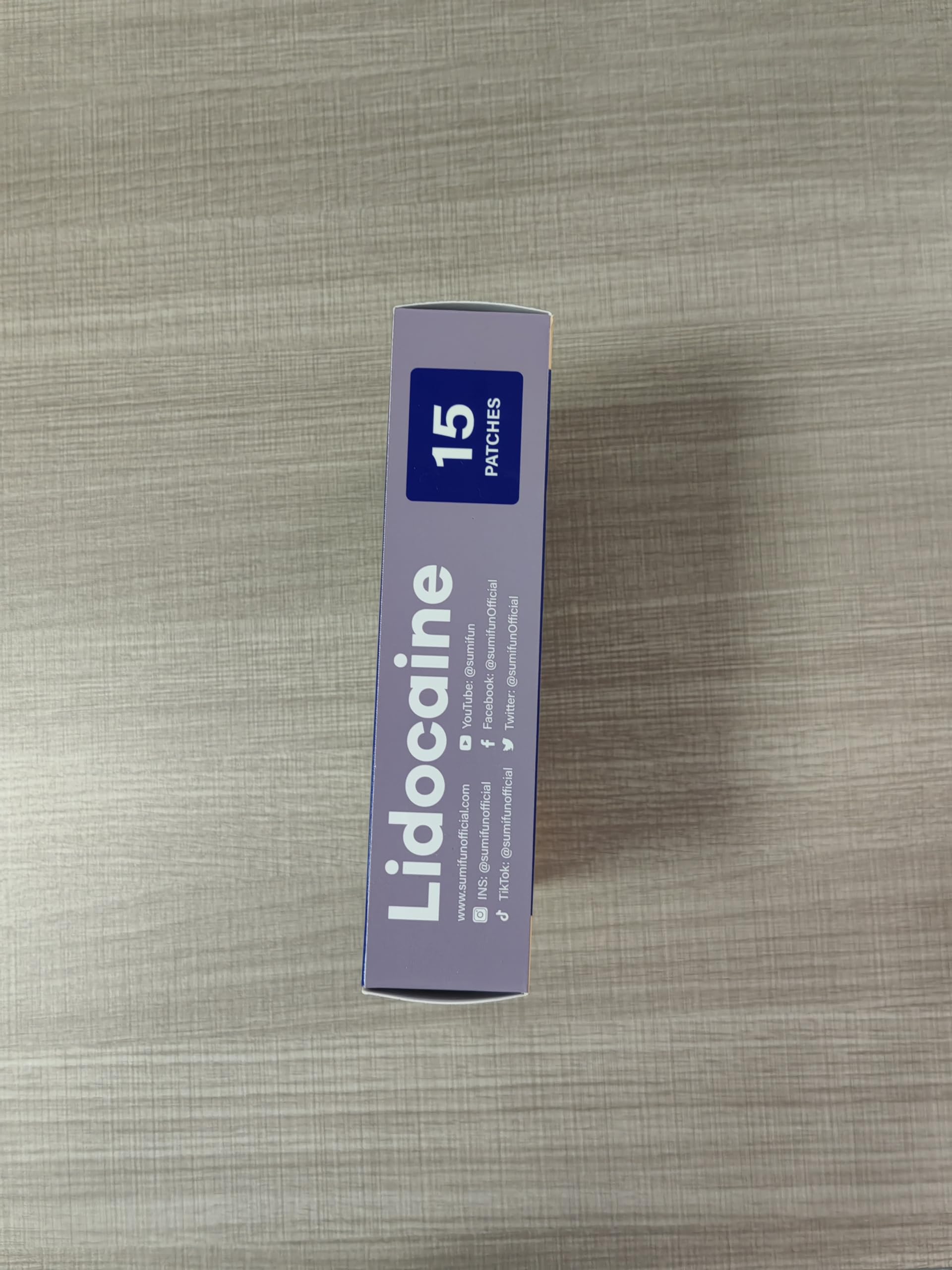 Patch Sumifun lidocaïne 4% pour genoux mobilité facilitée