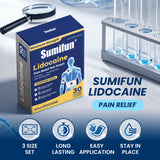 Pansement Sumifun lidocaïne grand pour épaule, ciblage précis.