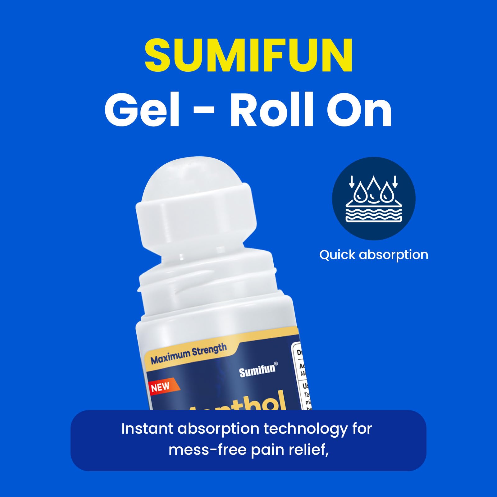 Sumifun roll-on formule-non-gras : texture légère et sans traces