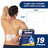 Sumifun XL Patch Lidocaïne grandes-zones – couverture étendue pour douleurs.