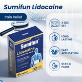 Sumifun XL patch lidocaïne, hydrogel flexible et hypoallergénique, confort sur la peau.