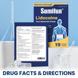 Sumifun XL Patch Lidocaïne porté sous-vêtements – discrétion toute la journée.