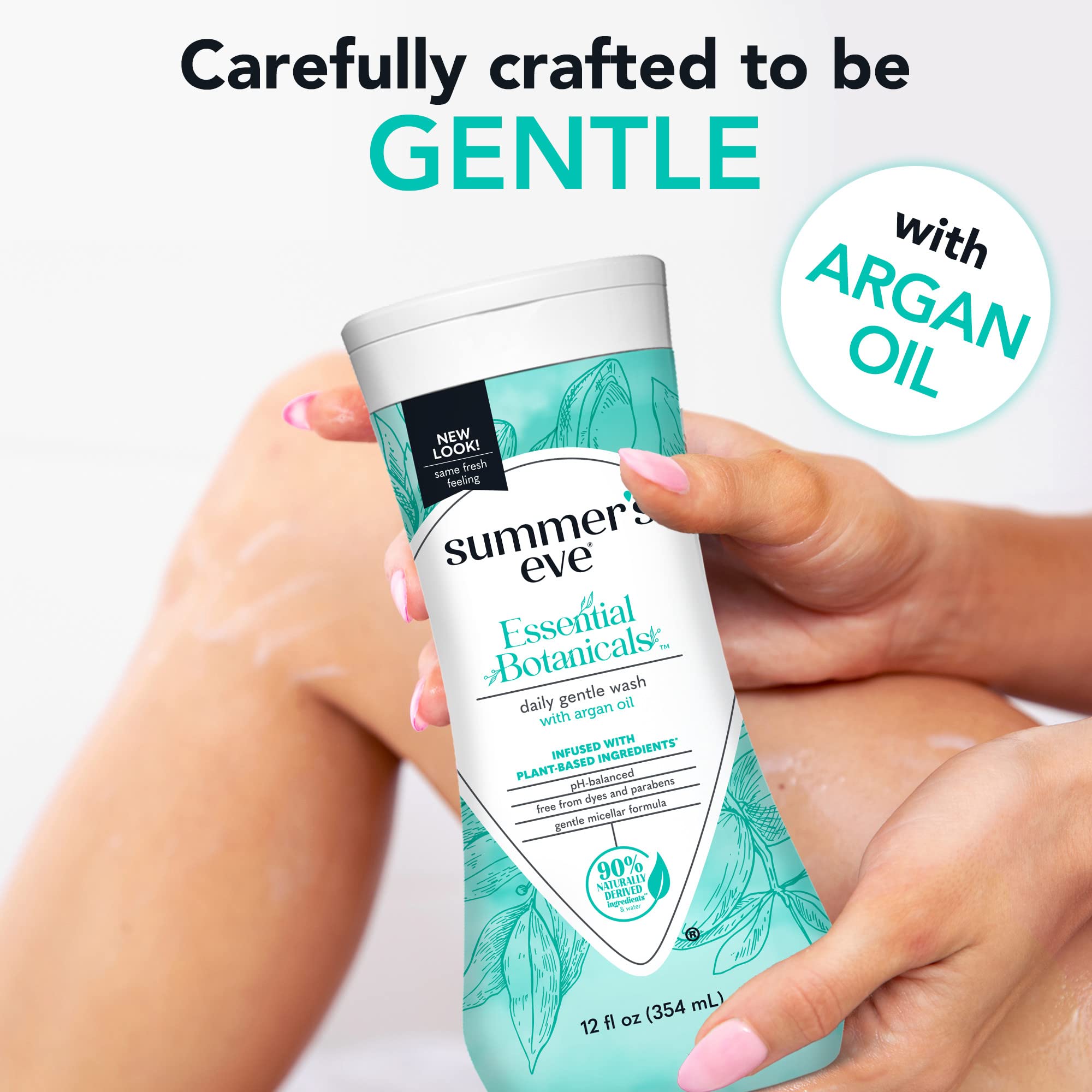 Summer's Eve Essential Botanicals: sans colorants pour les peaux sensibles.