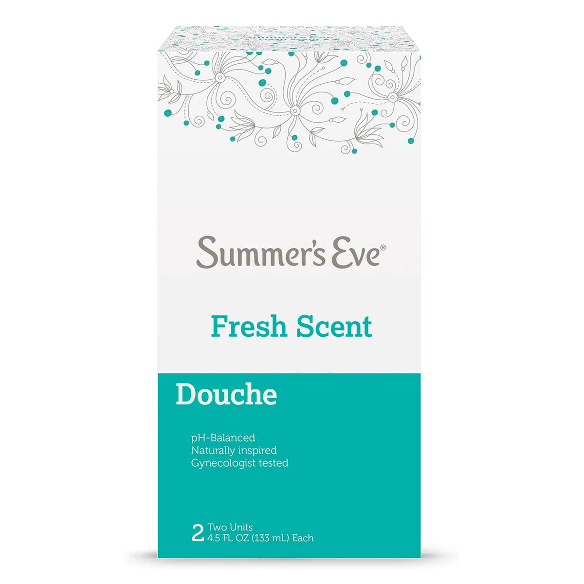 Summer's Eve Douche – Bouteille pratique offrant fraîcheur et simplicité d'utilisation.
