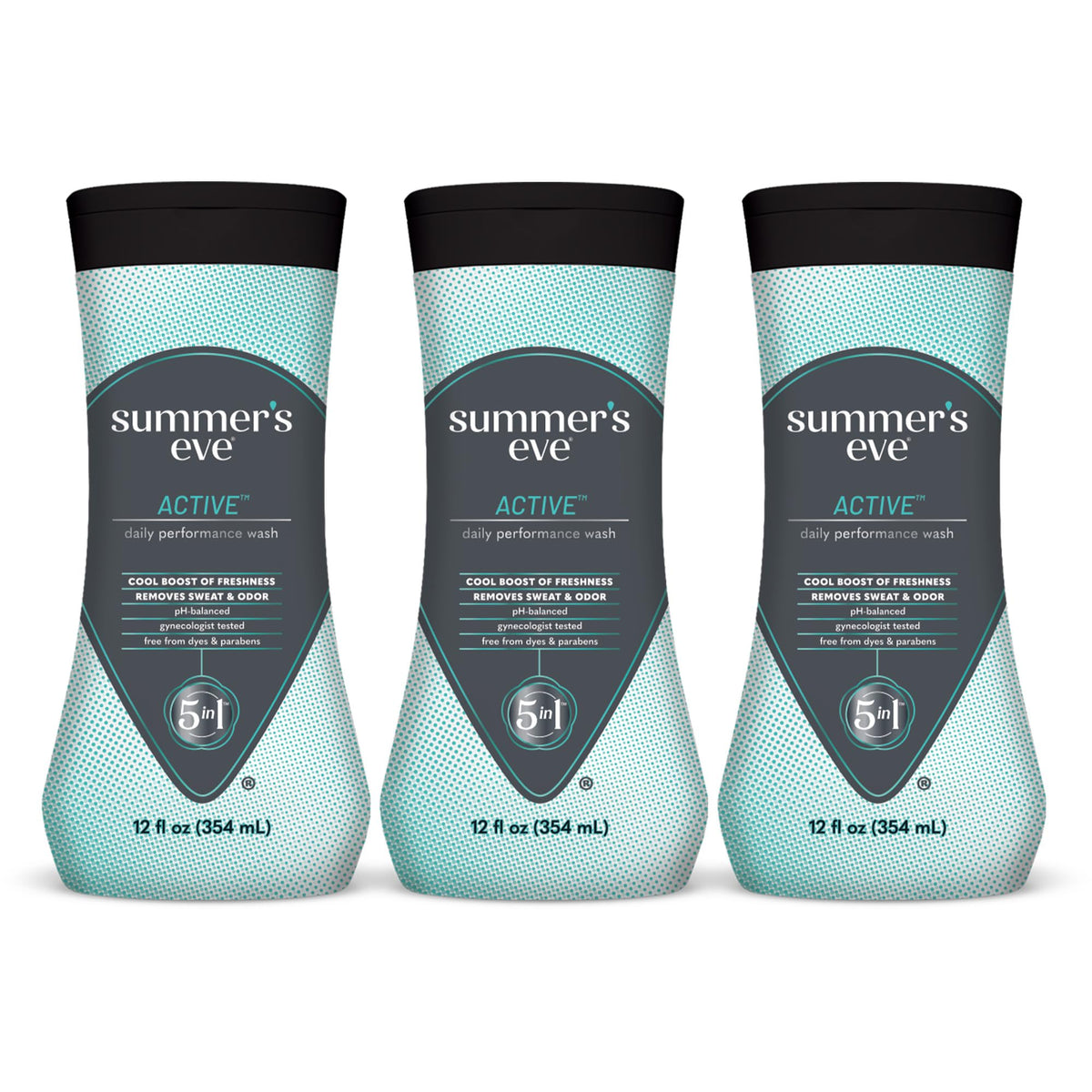 Summer’s Eve Active: bouteille, fraîcheur quotidienne pour une hygiène intime propre.