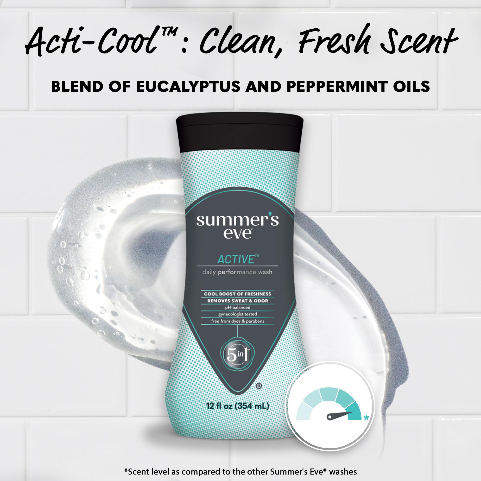 Pack triple Summer’s Eve Active, solution pratique pour routine quotidienne.