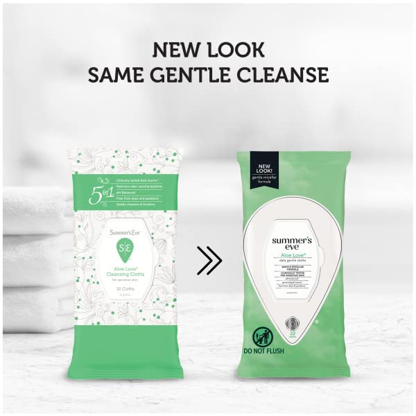 Formule micellaire douce Summer's Eve Aloe Love pour peau sensible