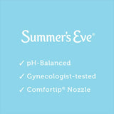 Formule équilibrée en pH pour le confort intime quotidien avec Summer's Eve.