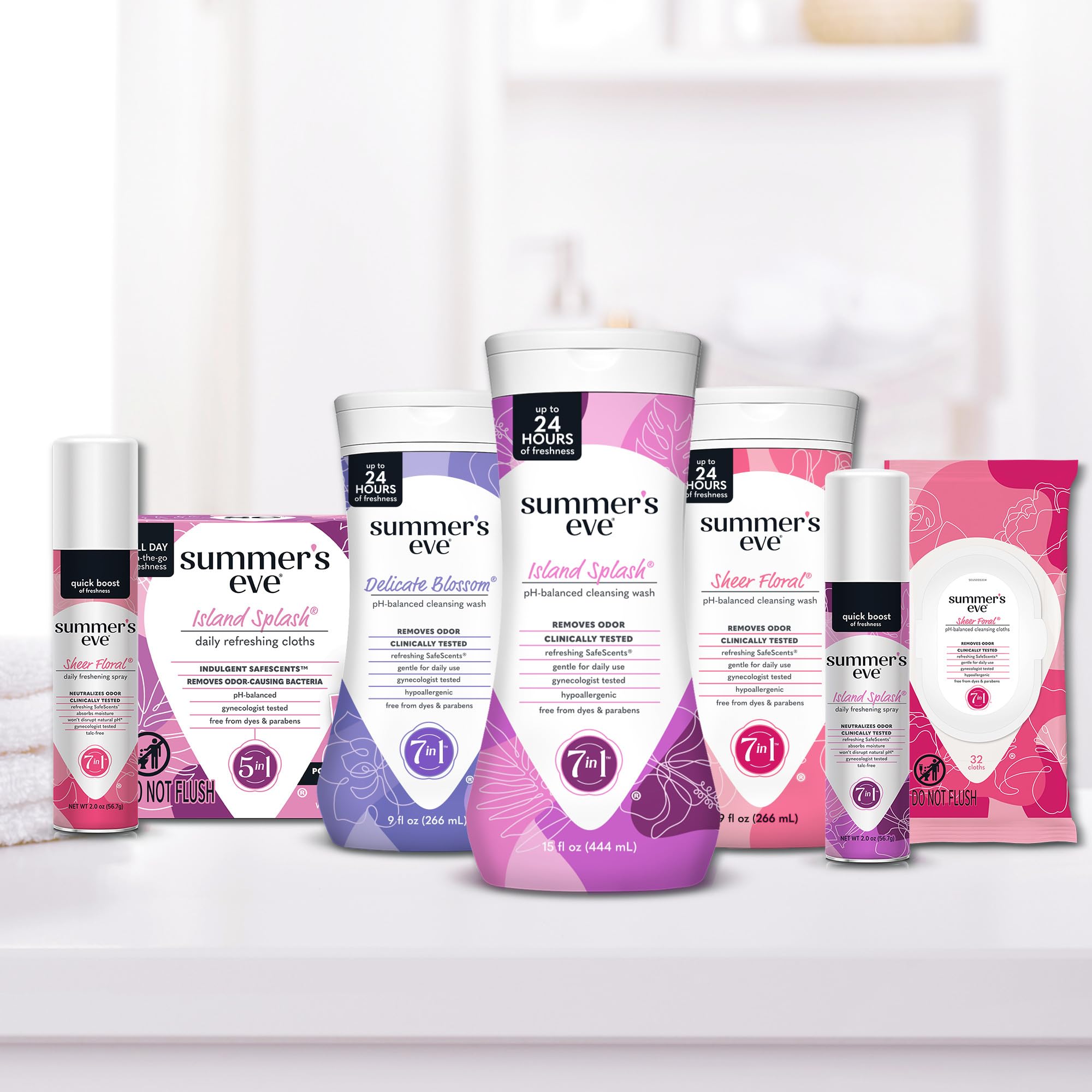 Lingettes Summer's Eve Blissful Escape testees gynecologue, douceur adapte a peau sensible