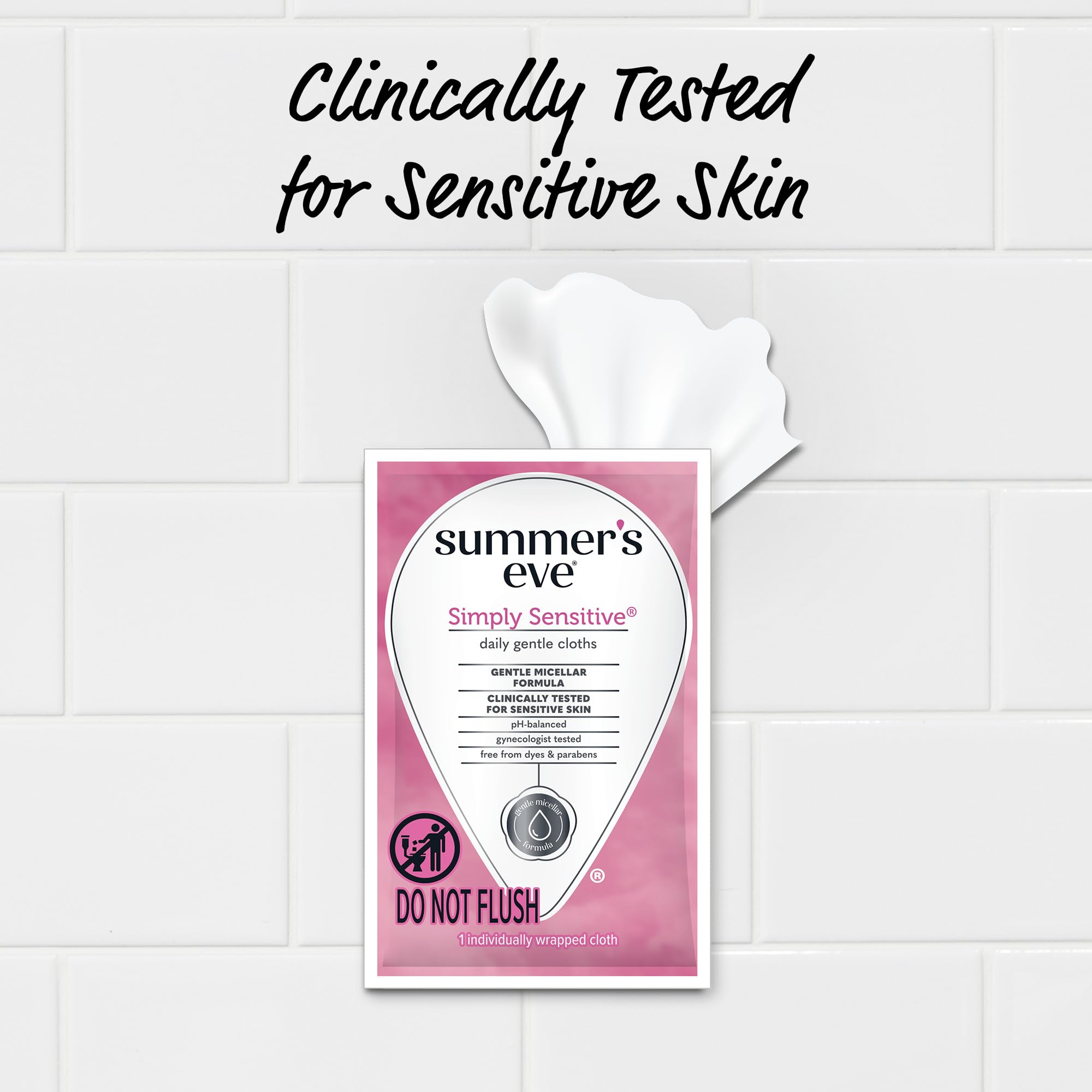 Lingettes Summer's Eve Simply Sensitive testées gynécologues, sécurité garantie
