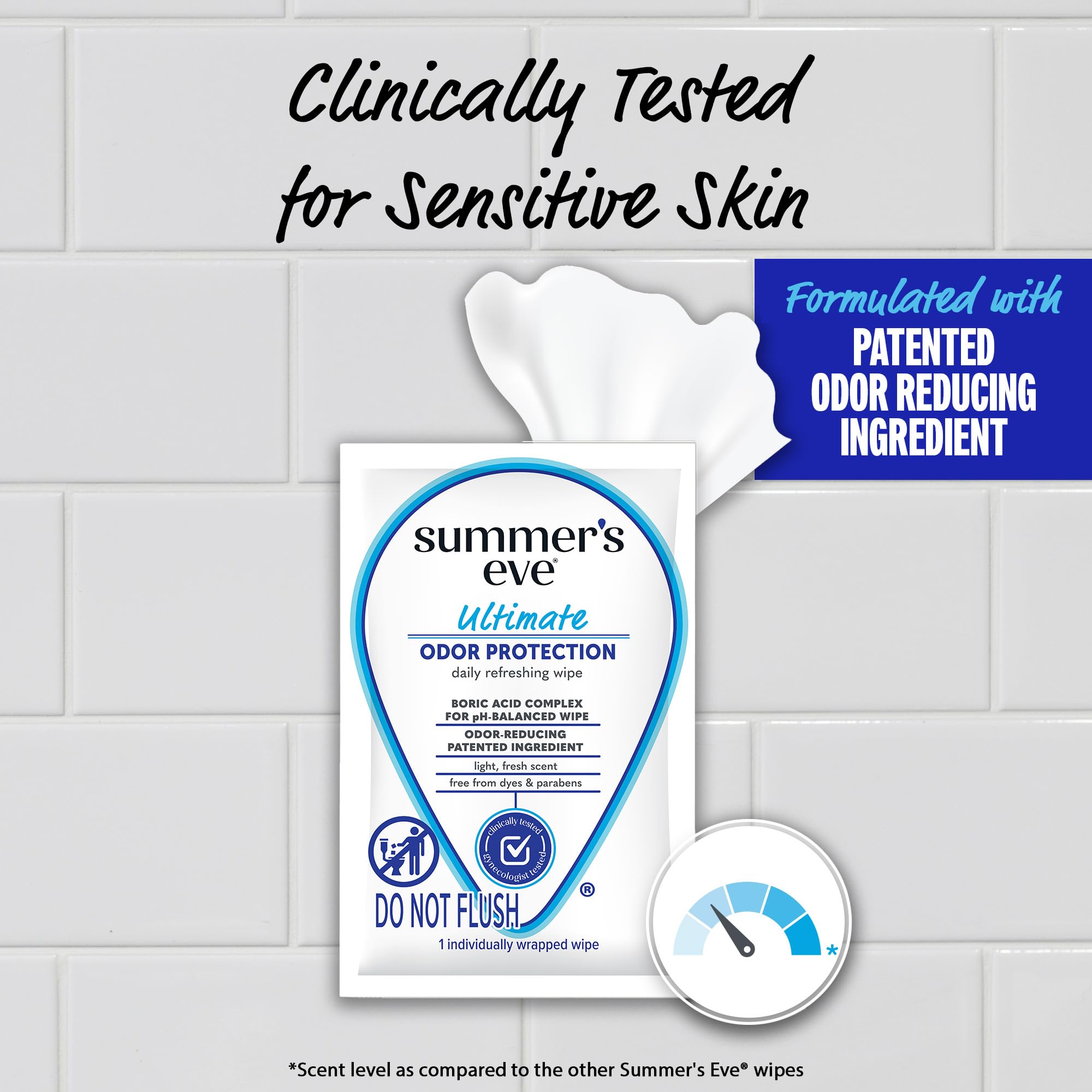 Summer's Eve Lingettes testées par gynécologues, soin quotidien en douceur.