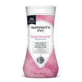 Summer's Eve Simply Sensitive, bouteille 9oz, gel lavant doux pour une sensation de fraîcheur quotidienne.