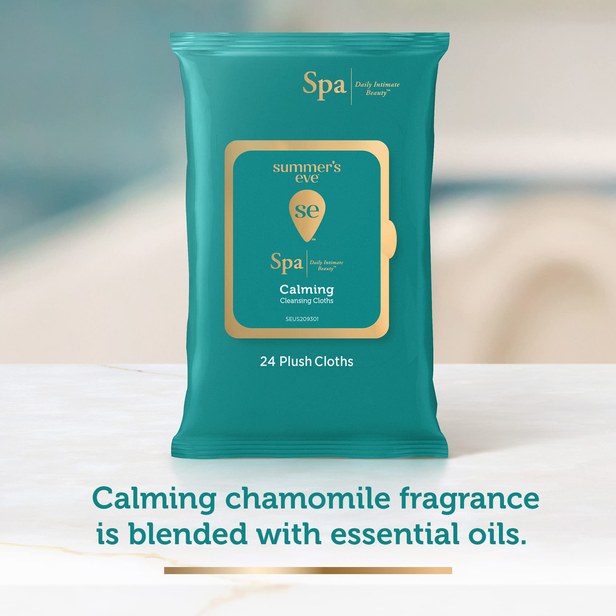 Summer's Eve Spa Camomille lingettes agents apaisants pour soin intime