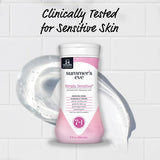 Summer’s Eve emballage sans colorants et parabènes, testé par dermatologues.