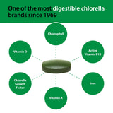 Sun Chlorella avec B12 et fer, soutien potentiel au métabolisme.