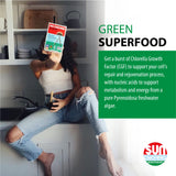 Sun Chlorella dose-quotidienne: comprimés pratiques pour routine saine.
