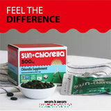 Sun Chlorella ingrédients chlorella bio: algues naturelles.
