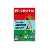 Sun Chlorella Poudre Algues Vertes dans sa boîte, pratique pour votre routine bien-être.
