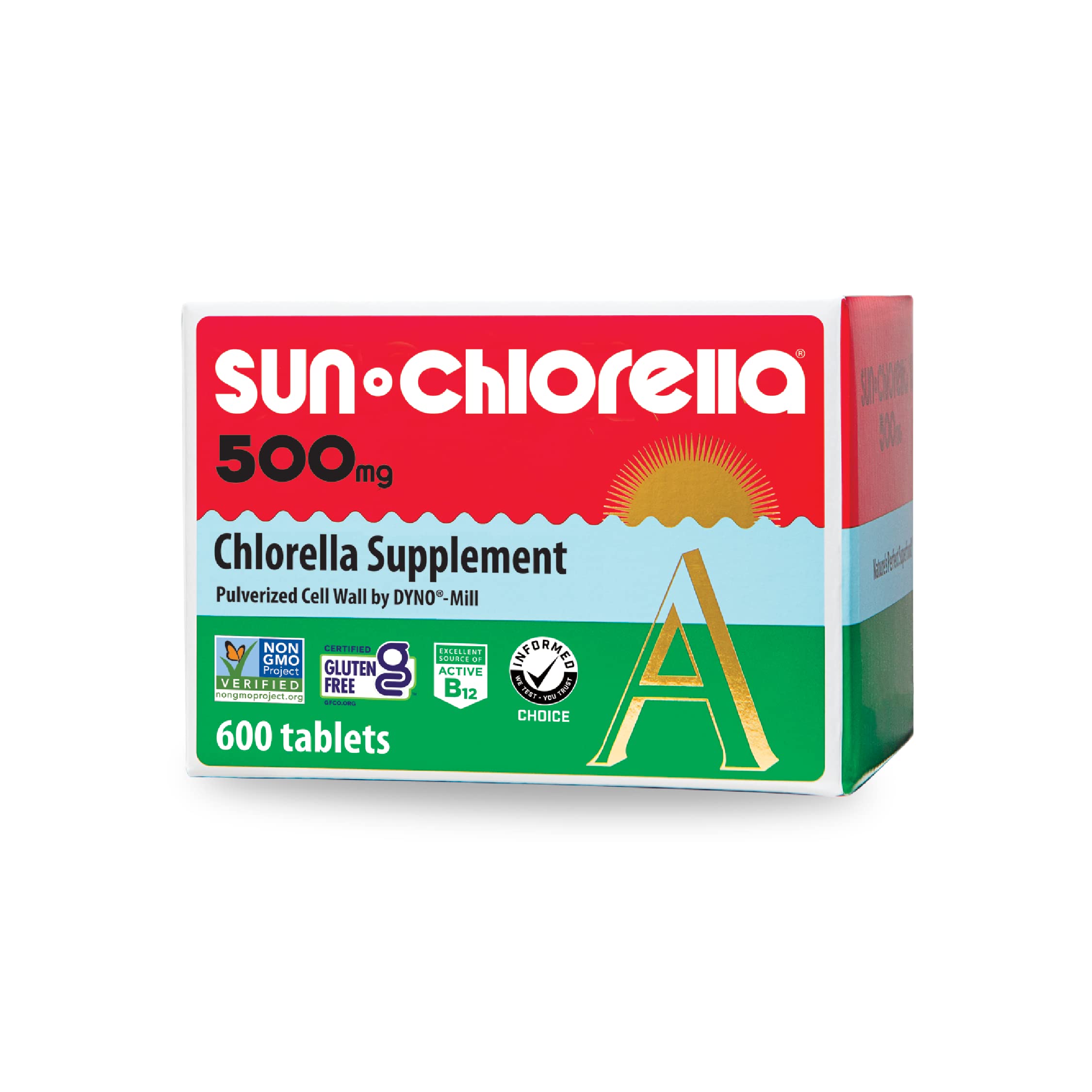 Sun Chlorella tablettes quotidiennes: énergie naturelle et vitalité au quotidien.