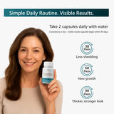 SUN COAST SCIENCES RejuvaTress – capsules quotidiennes favorisant la vitalité capillaire.
