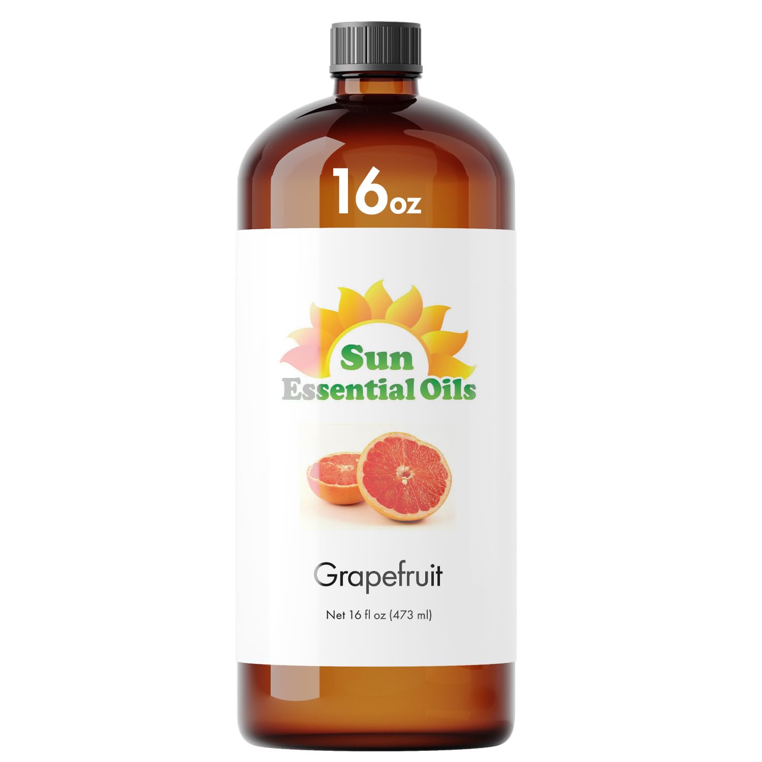 Huile pamplemousse Sun Essential Oils en bouteille ambrée pour diffusion aromatique