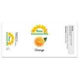 Sun Essential Oils Sweet Orange soin peau-cheveux: parfum rafraîchissant et bienfaisant.