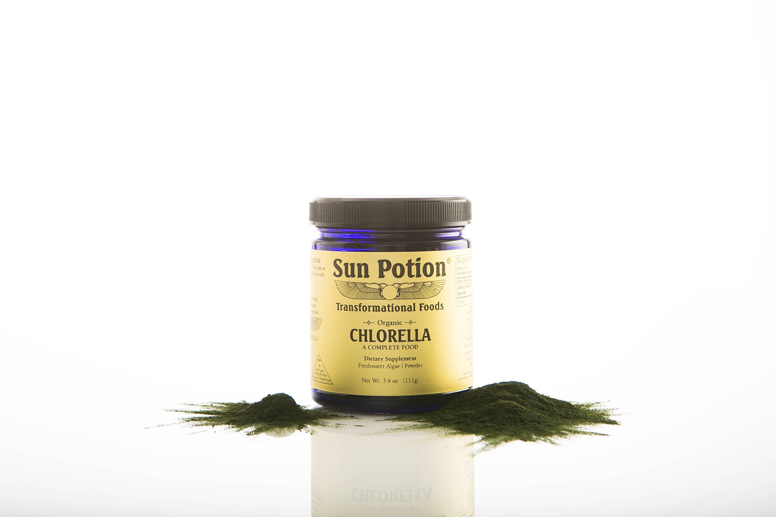 Sun Potion chlorella poudre 111g utilisation quotidienne simple et polyvalente.