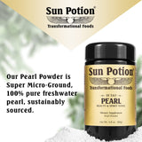 Sun Potion poudre perle latte chocolat, addition délicate dans une boisson chaude.