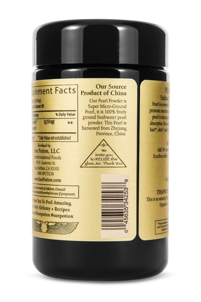 Sun Potion poudre perle masque visage, application maison facile.