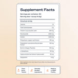 Sun Powder étiquette glutathione, antioxydant quotidien