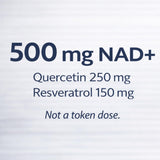 Sun Vitals NAD+ Elite Trio 500 mg – capsules faciles à avaler dans la routine.