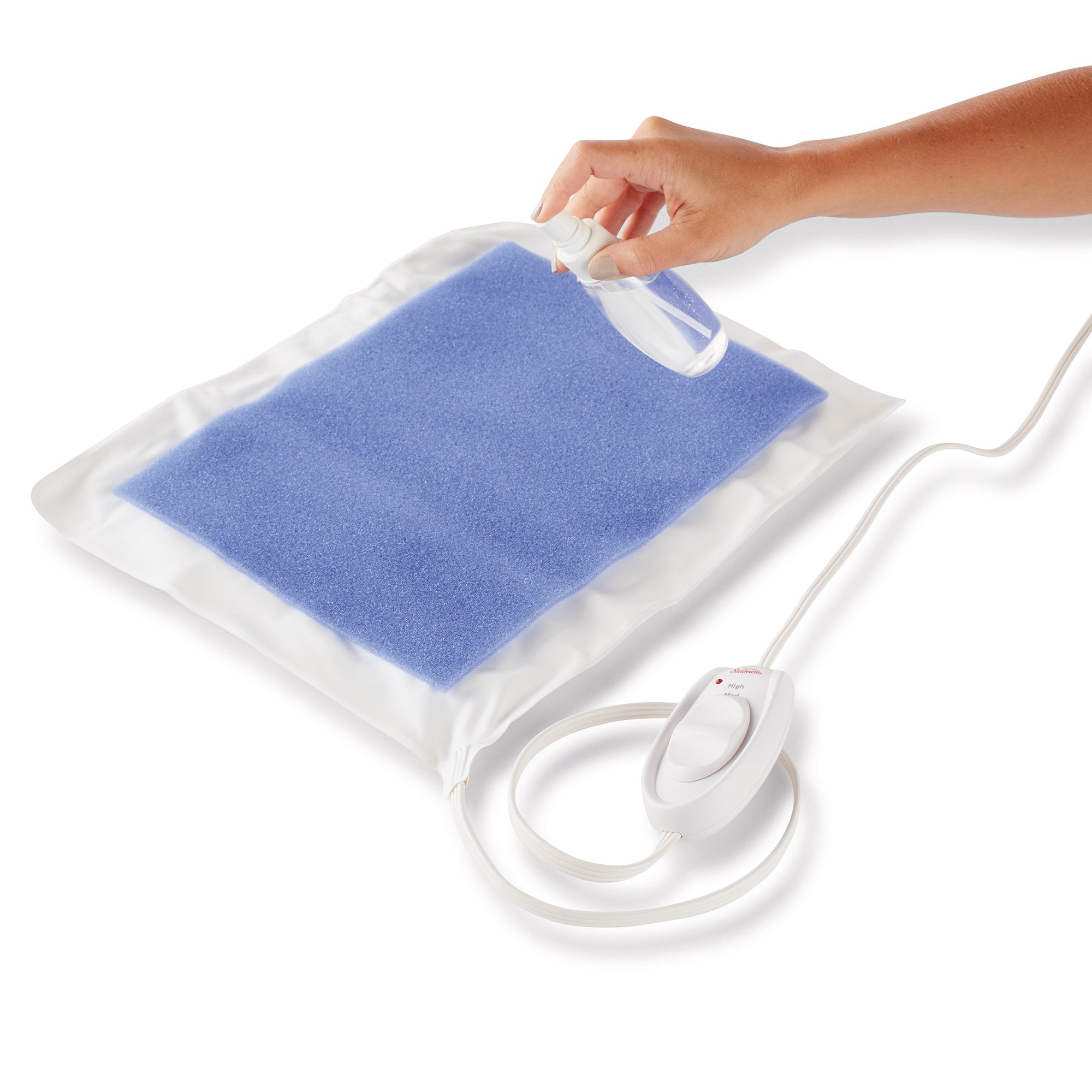 Sunbeam technologie UltraHeat assure chaleur constante pour muscles tendus