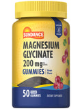 Gommes Sundance Magnésium Glycinate en bouteille, faciles à prendre au quotidien.
