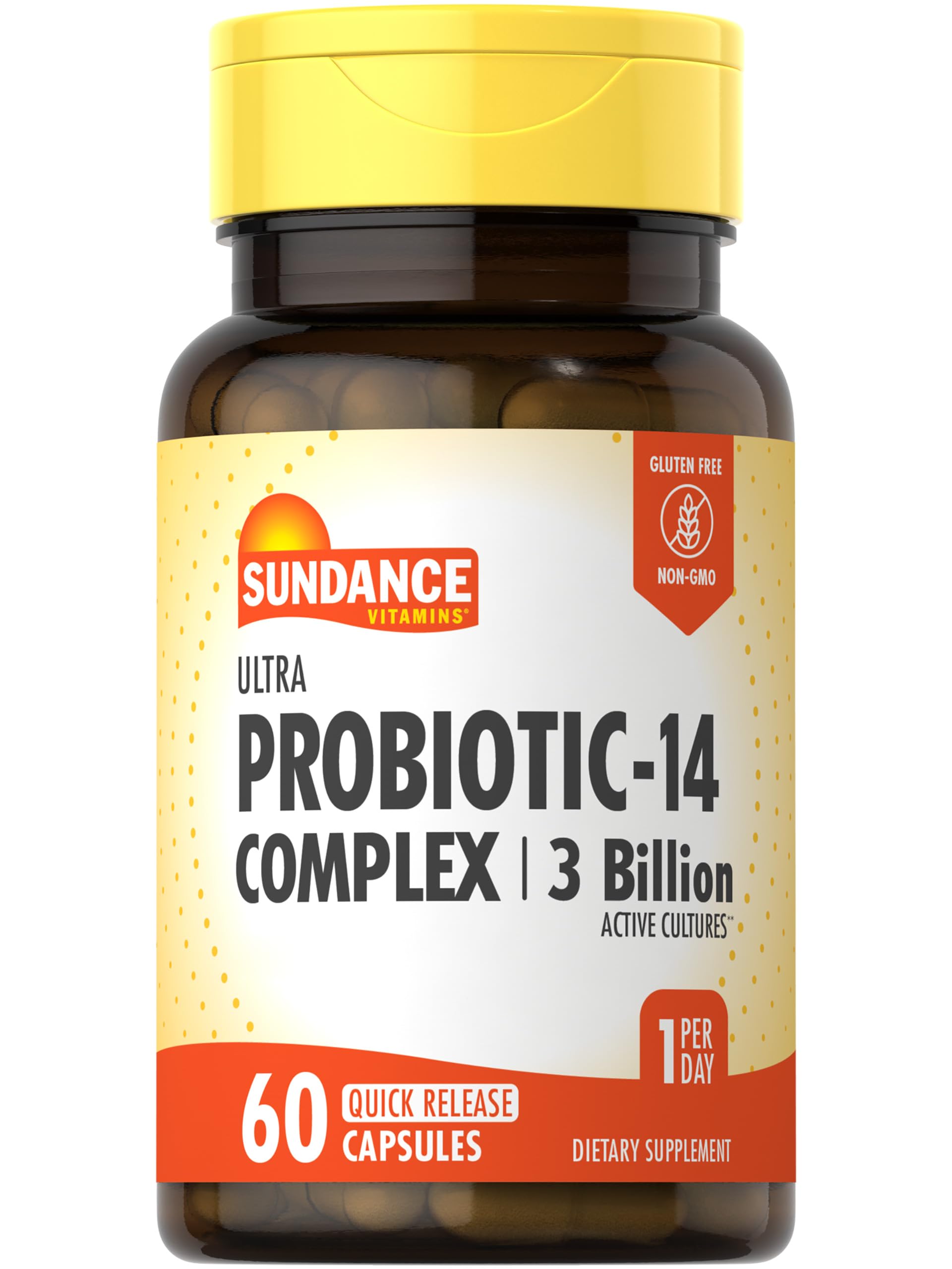 Sundance Probiotique-14 Complexe: bouteille pour une prise quotidienne simple