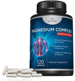 Sunergetic flacon capsules magnésium oxyde-citrate, formulation double et pratique.