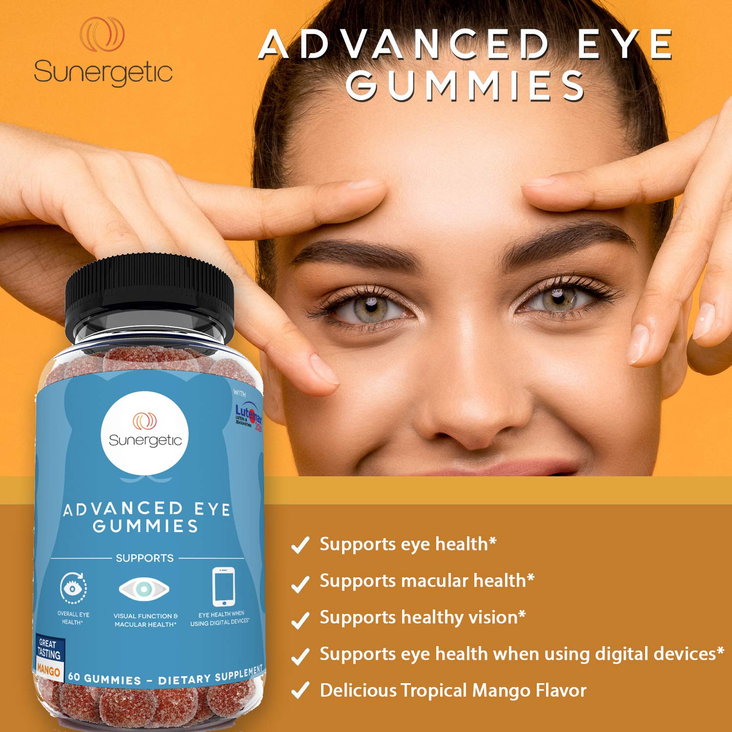 Sunergetic Gums végan sans gluten – gommes faciles à intégrer.