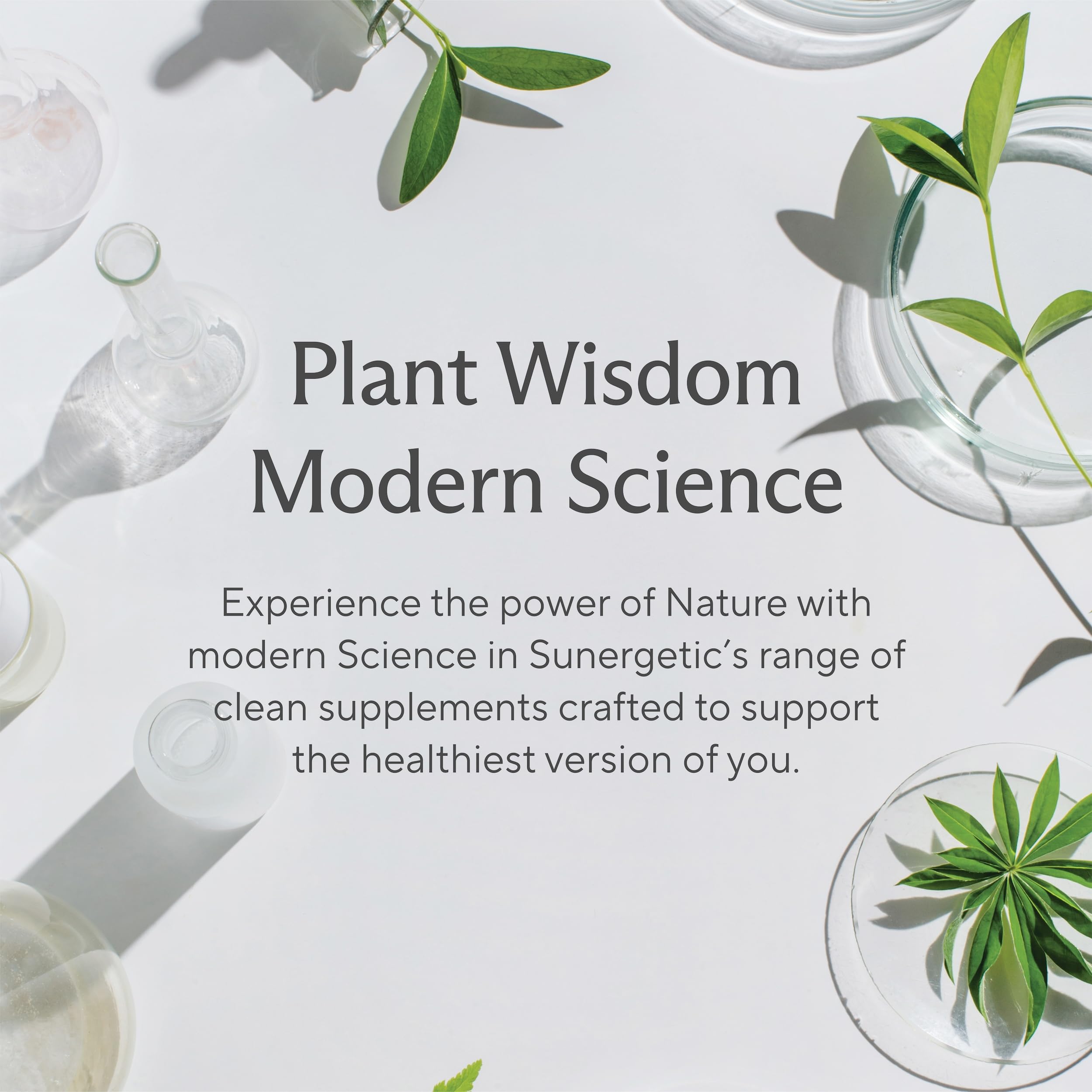 Sunergetic Ingrédients Naturels - Origine naturelle pour une prise sûre.