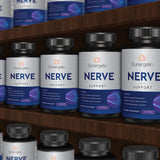 Sunergetic Premium Soutien Nerveux - étui carton facilitant l'accès quotidien aux capsules.