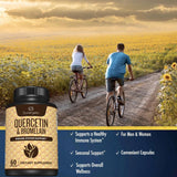 Sunergetic Quercetine-Bromelaine, blister visible, solution pratique pour le quotidien.