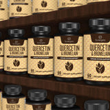 Sunergetic Quercetine-Bromelaine, gelules pratiques, ideales avec les repas pour l'assimilation.