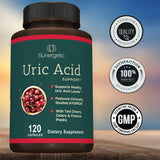 Sunergetic Uric Acid Support – cerise acidule visuelle, soutien antioxydant
