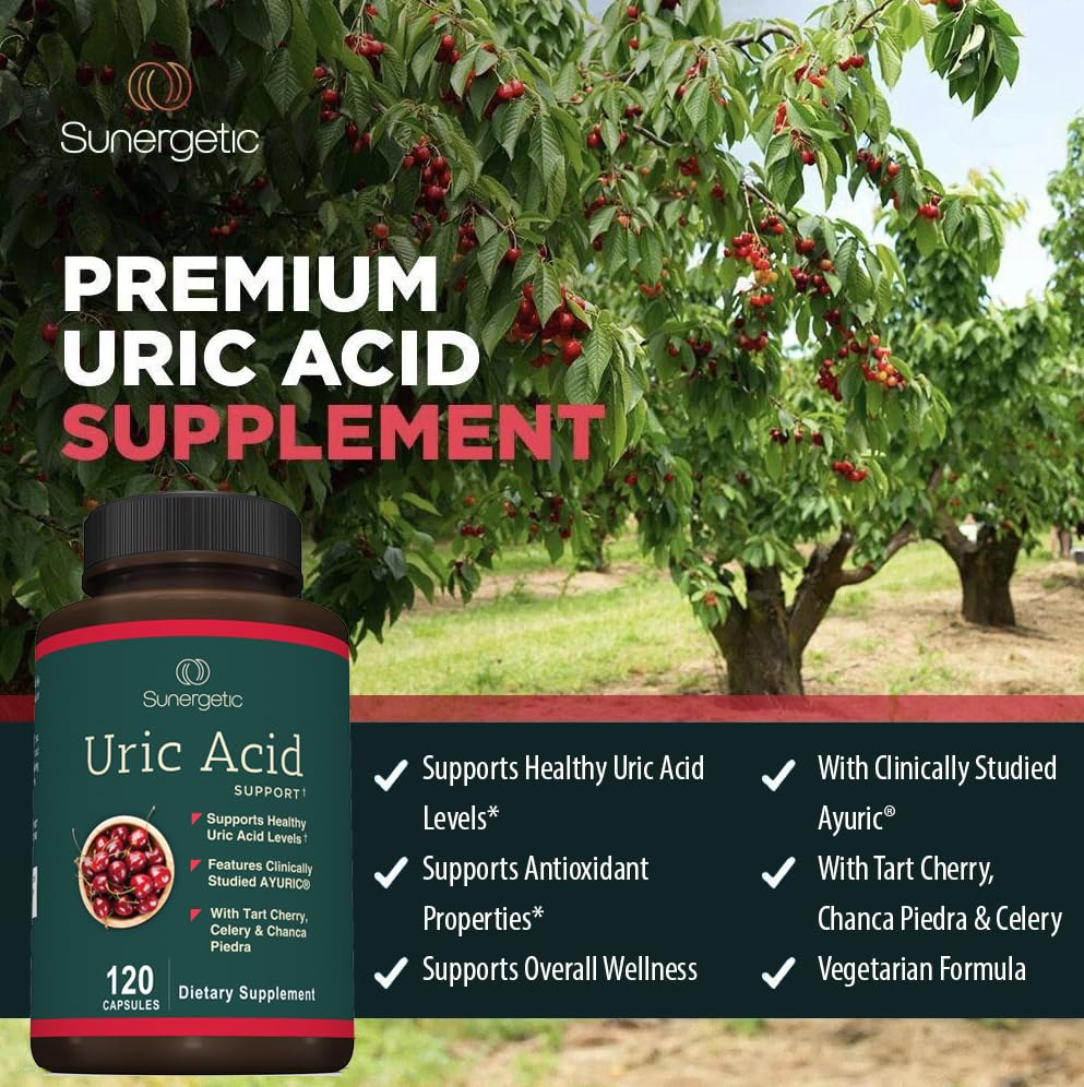 Sunergetic Uric Acid Support – gélules faciles à avaler