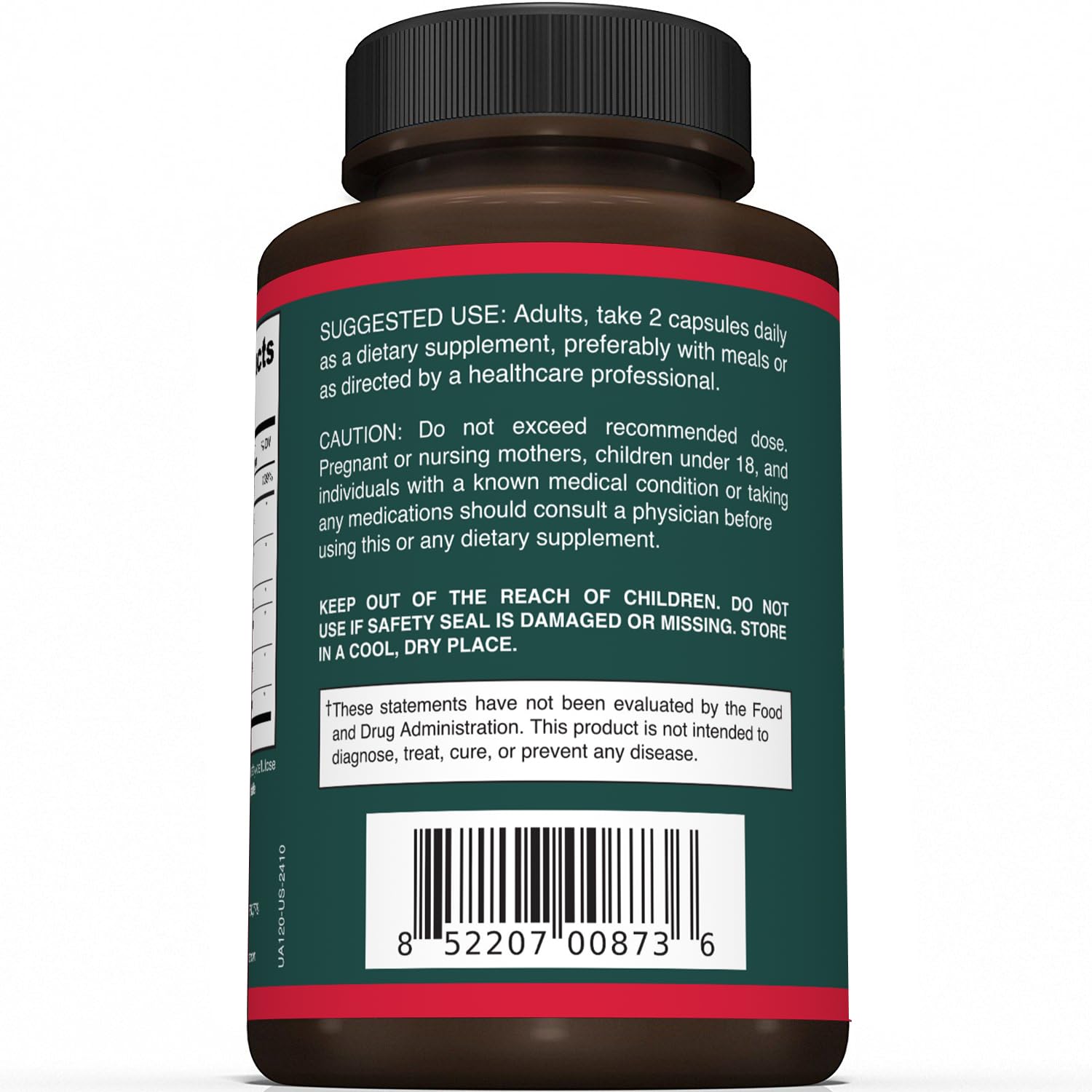 Sunergetic Uric Acid Support – tableau d’ingrédients, choix d’options naturelles