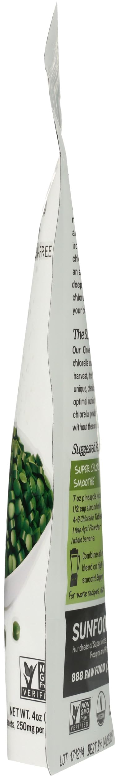 Sunfood Chlorella Tablettes – approvisionnement et contrôle qualité par des laboratoires tiers.
