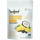 Sunfood Hydratation Ciblée – Poudre Coco, soutien d’électrolytes pour entraînements et récupération.
