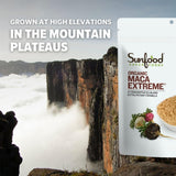 Sunfood Maca Extreme origine Pérou racine adaptogène pour vitalité naturelle