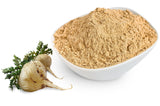 Sunfood Maca Poudre bio prête à être mélangée dans smoothie.
