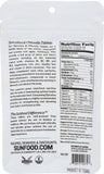Sunfood tablettes chlorella-spirulina cultivées en plein-air pour fraîcheur naturelle.