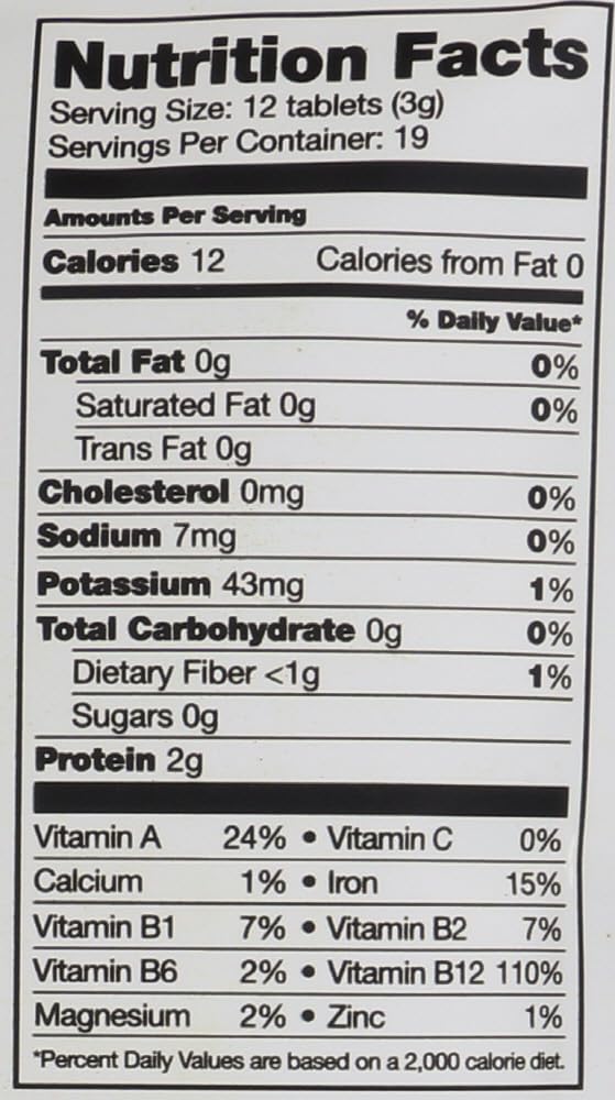 Sunfood tablettes chlorella-spirulina ingrédients naturels sans additifs.